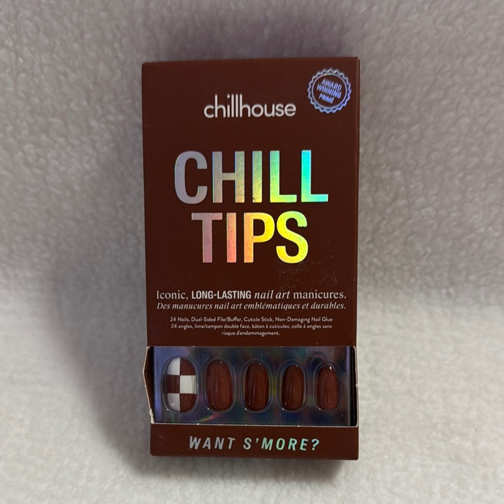 Urban Outfitters Chillhouse Chill Tips Nail Art Glue On Nails Want S’more? New